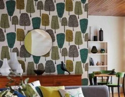 Tapete Davila Grün -Tapetengeschäft Davila A 461671 2880x1440