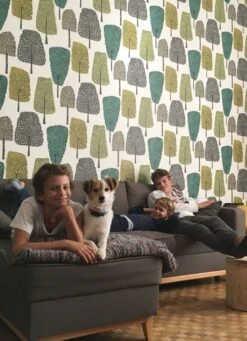 Tapete Davila Grün -Tapetengeschäft Davila P 461671 2880x1440