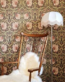 Tapete Despina Grünbeige -Tapetengeschäft Despina W 461501 2880x1440