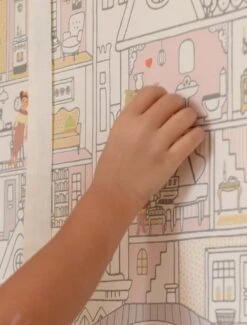 Tapete Dollhouse Cremeweiss -Tapetengeschäft Dollhouse A 389353 2880x1440