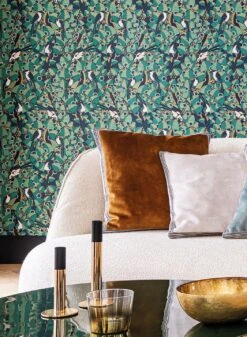 Tapete Dorothy Türkisgrün -Tapetengeschäft Dorothy C 864352 2880x1440