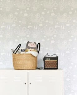 Tapete Drakhimlen Hellgrau -Tapetengeschäft Drakhimlen B 389034 2880x1440