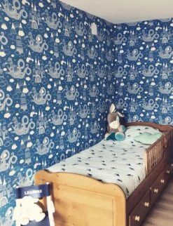 Tapete Drakhimlen Himmelblau -Tapetengeschäft Drakhimlen K 389031 2880x1440