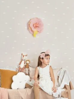 Tapete Dreamy Clouds Creme -Tapetengeschäft Dreamy clouds C 389273 2880x1440