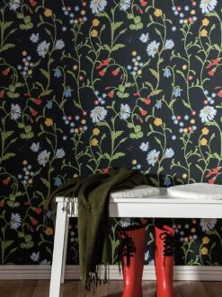 Tapete Eilis Anthrazit -Tapetengeschäft Eilis B 491052 2880x1440