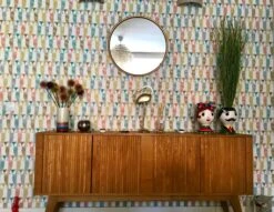 Tapete Eledra Türkisblau -Tapetengeschäft Eledra K 462281 2880x1440