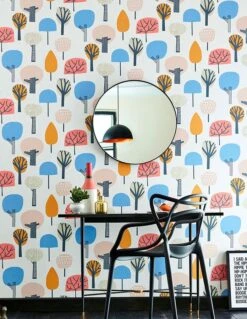 Tapete Elora Blau -Tapetengeschäft Elora B 462291 2880x1440