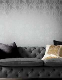 Tapete Emilia Silber 5 Tapete Emilia Silber -Tapetengeschäft Emilia 431081 2880x1440