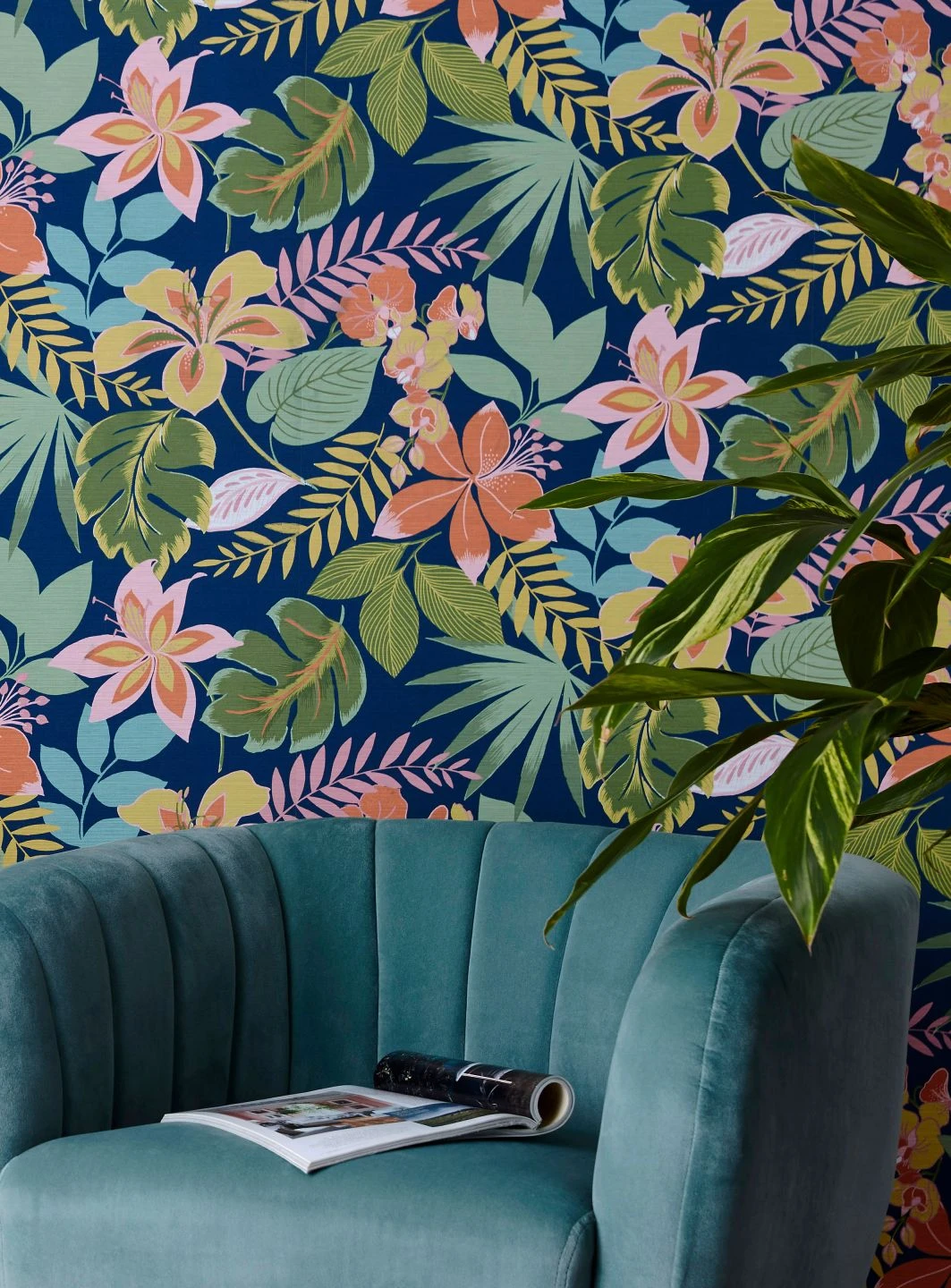 Tapete Enigma Dunkelblau 4 Tapete Enigma Dunkelblau – Bild 4