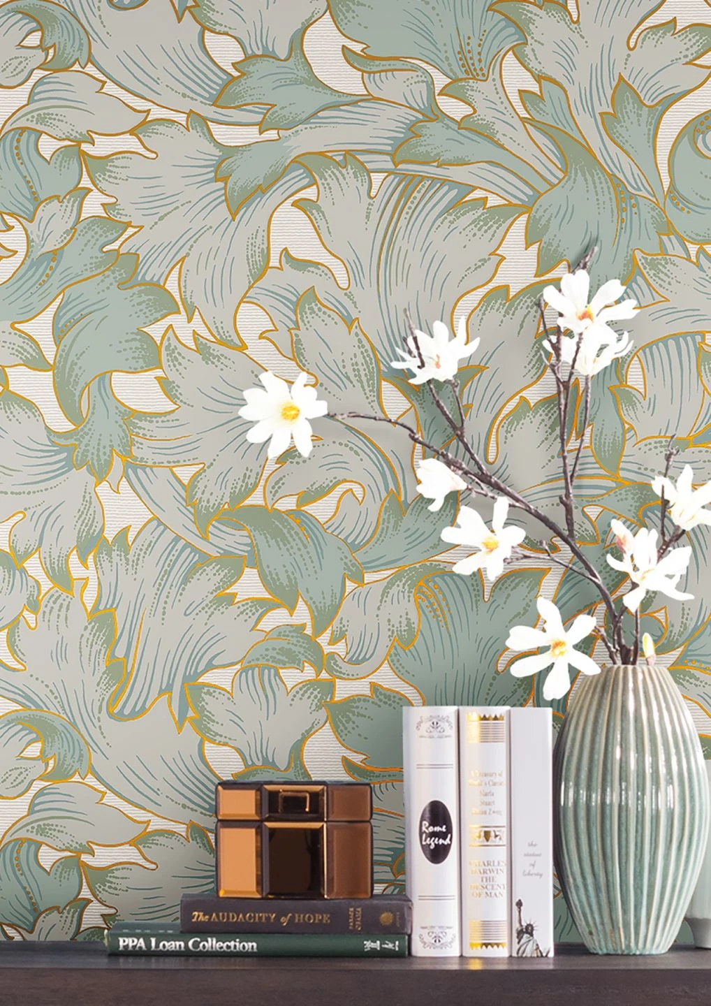 Tapete Epinal Blassgrün 4 Tapete Epinal Blassgrün – Bild 4