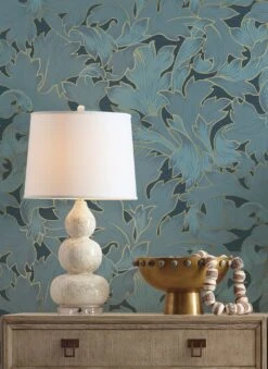 Tapete Epinal Blaugrau -Tapetengeschäft Epinal B 790324 2880x1440