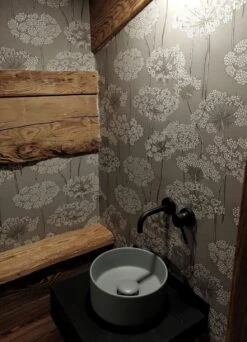 Tapete Esoka Grau -Tapetengeschäft Esoka K 106411 2880x1440