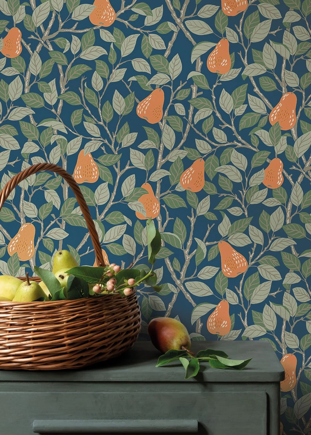 Tapete Estelle Dunkelblau 1 Tapete Estelle Dunkelblau