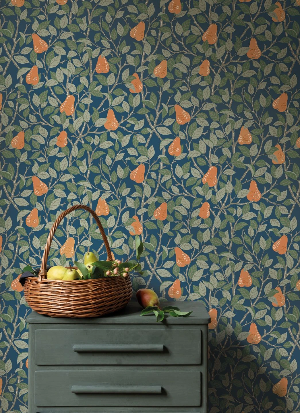 Tapete Estelle Dunkelblau 3 Tapete Estelle Dunkelblau – Bild 3