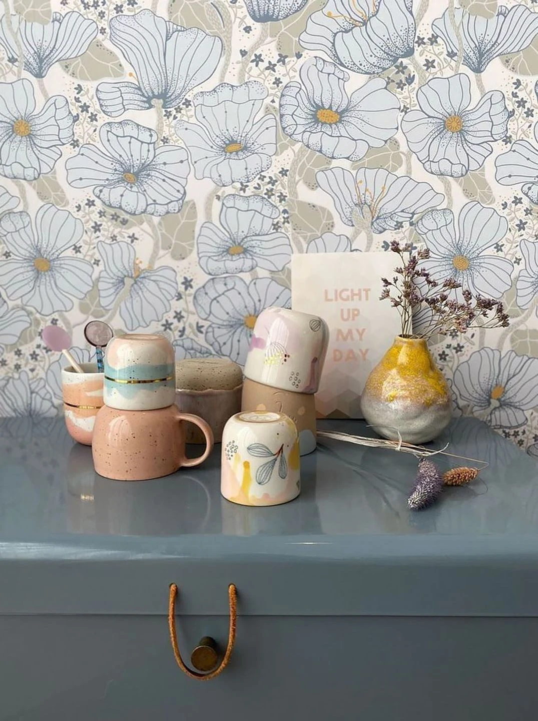 Tapete Ewa Zartblau 4 Tapete Ewa Zartblau – Bild 4