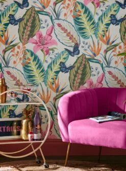 Tapete Exotic Escape Weiss -Tapetengeschäft Exotic Escape B 431851 2880x1440