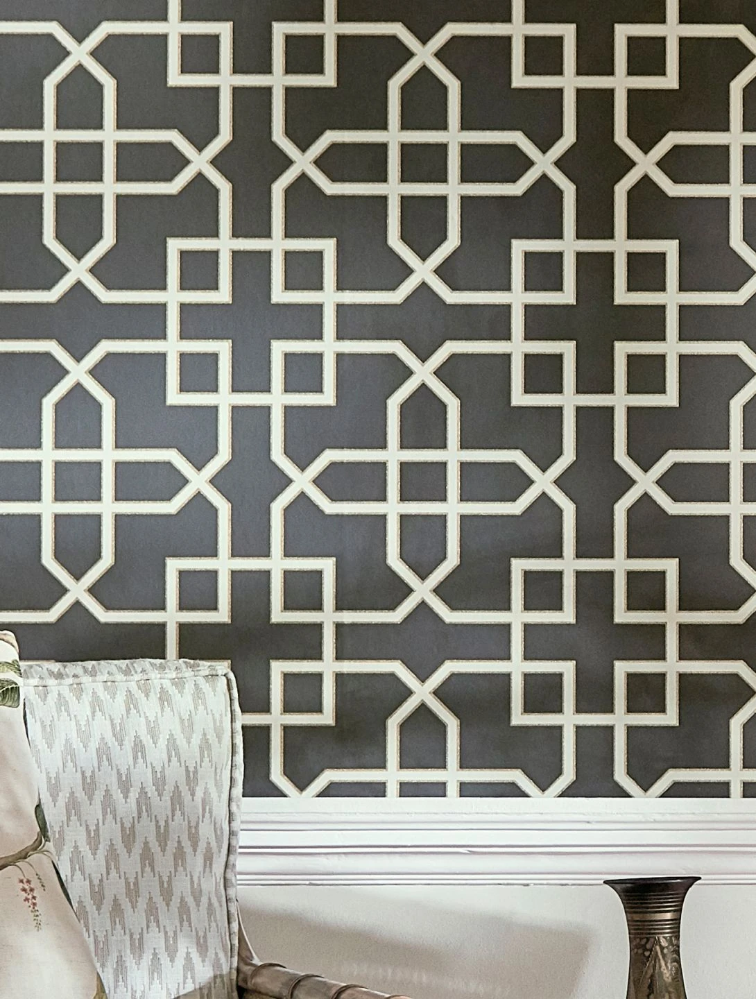 Tapete Ferro Schwarz 1 Tapete Ferro Schwarz