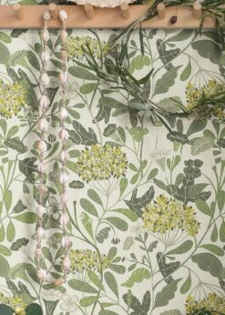 Tapete Flowery Grüntöne