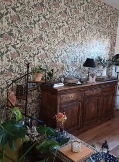 Tapete Flowery Creme 5 Tapete Flowery Creme -Tapetengeschäft Flowery P 485185 2880x1440