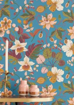 Tapete Frederika Ozeanblau