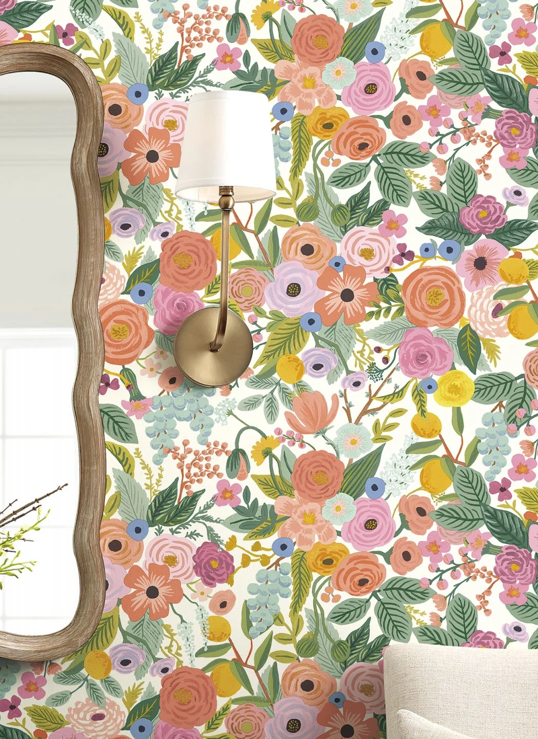 Tapete Garden Party Rotorange 1 Tapete Garden Party Rotorange