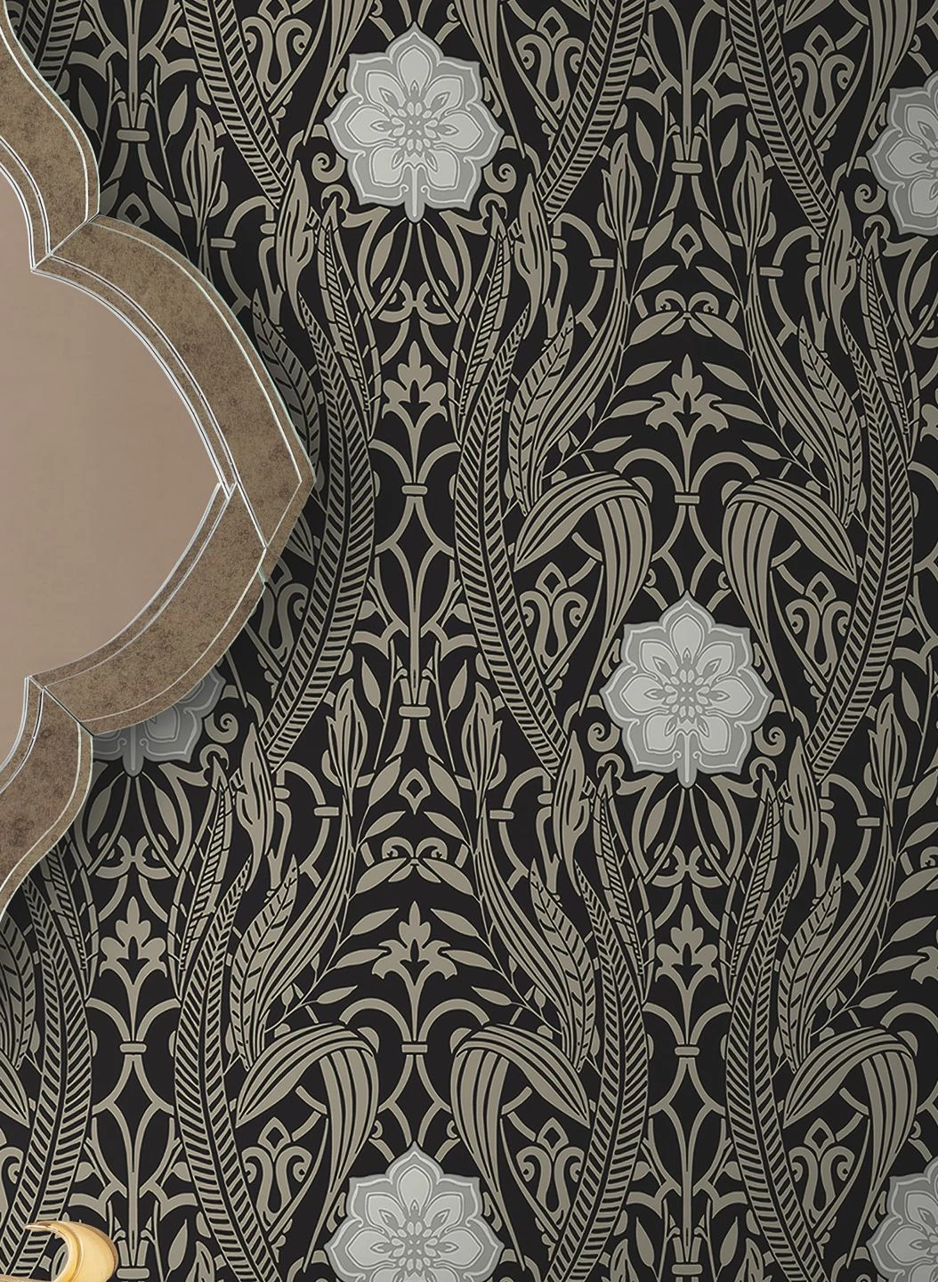 Tapete Gatsby Schwarz 1 Tapete Gatsby Schwarz