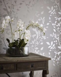 Tapete Glorette Silber