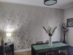 Tapete Glorette Silber -Tapetengeschäft Glorette L 610432 2880x1440