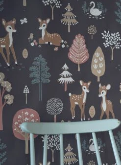 Tapete Golden Woods Umbragrau