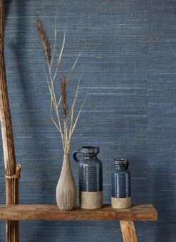 Tapete Grass On Roll 05 Blautöne