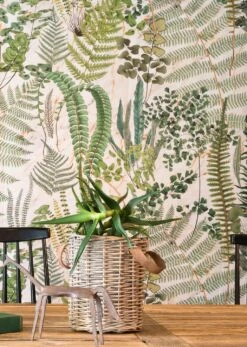 Wandbild Green Sanctuary Grauweiss