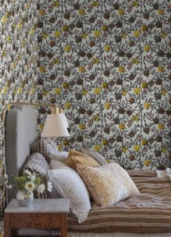 Tapete Gwenda Honiggelb -Tapetengeschäft Gwenda G 452002 2880x1440