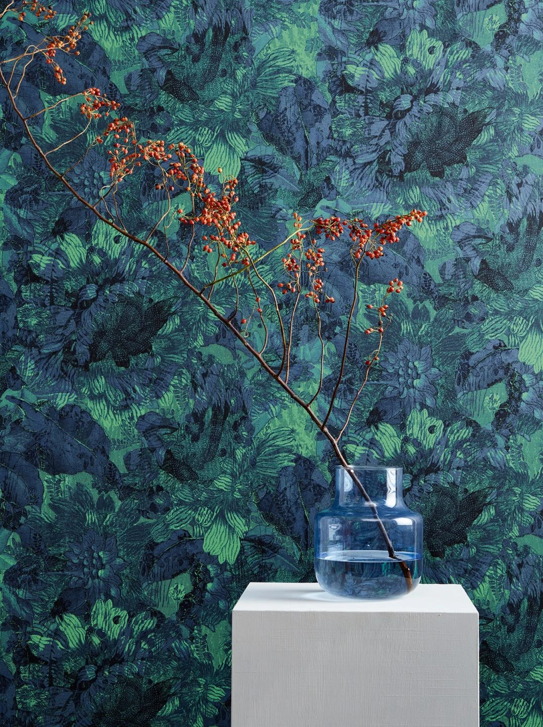 Tapete Hanna Perlblau 3 Tapete Hanna Perlblau – Bild 3