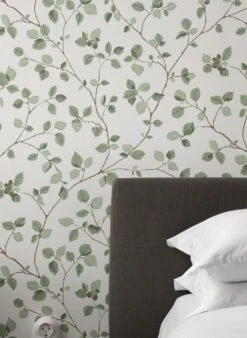 Tapete Hassel Blassgrün