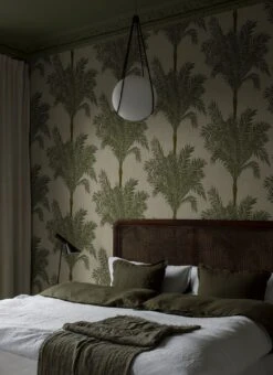 Tapete Hazara Dunkelgrün -Tapetengeschäft Hazara B 451731 2880x1440