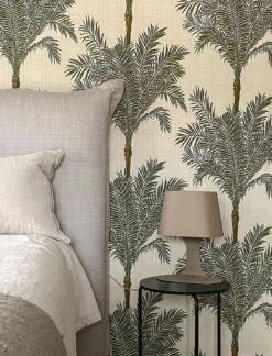 Tapete Hazara Dunkelgrün