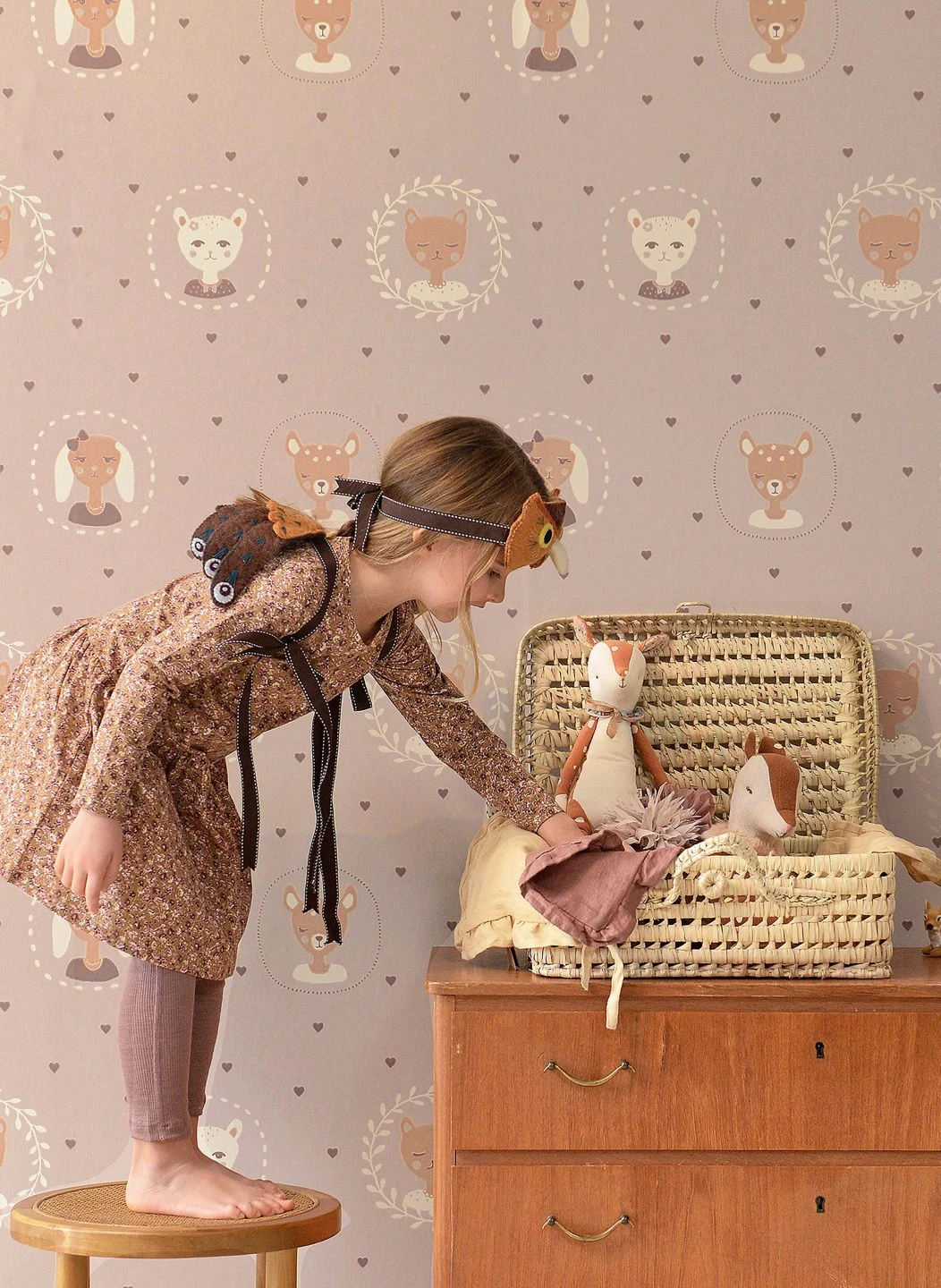 Tapete Hearts Hellgrauviolett 3 Tapete Hearts Hellgrauviolett – Bild 3