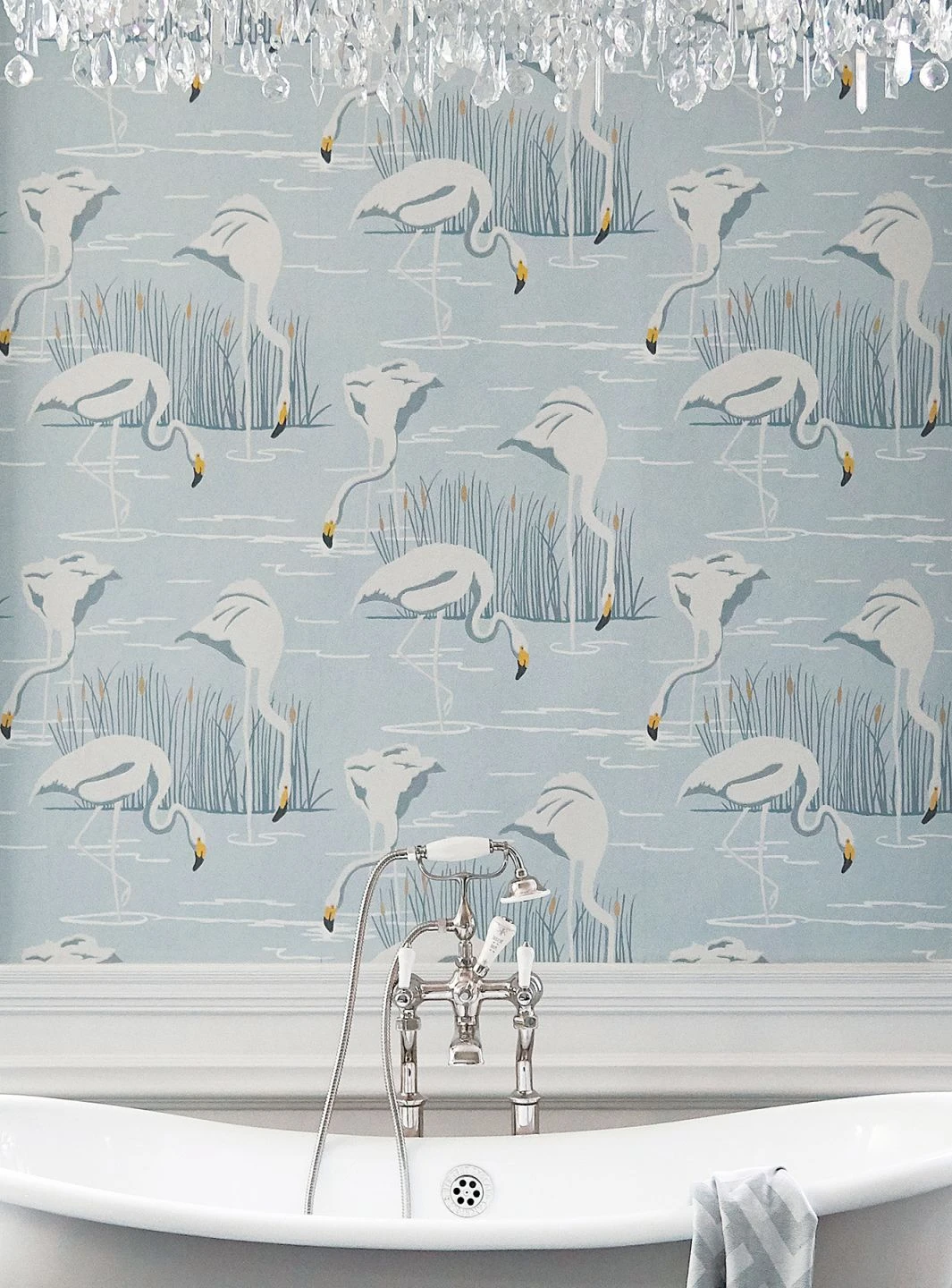 Tapete Helma Hellblau 2 Tapete Helma Hellblau – Bild 2