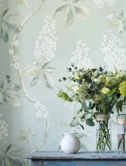 Tapete Hera Grünbeige