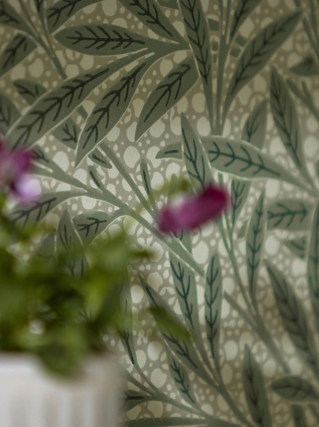 Tapete Herball Resedagrün 5 Tapete Herball Resedagrün – Bild 5