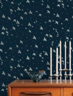 Tapete Hermine Graublau -Tapetengeschäft Hermine B 835122 2880x1440