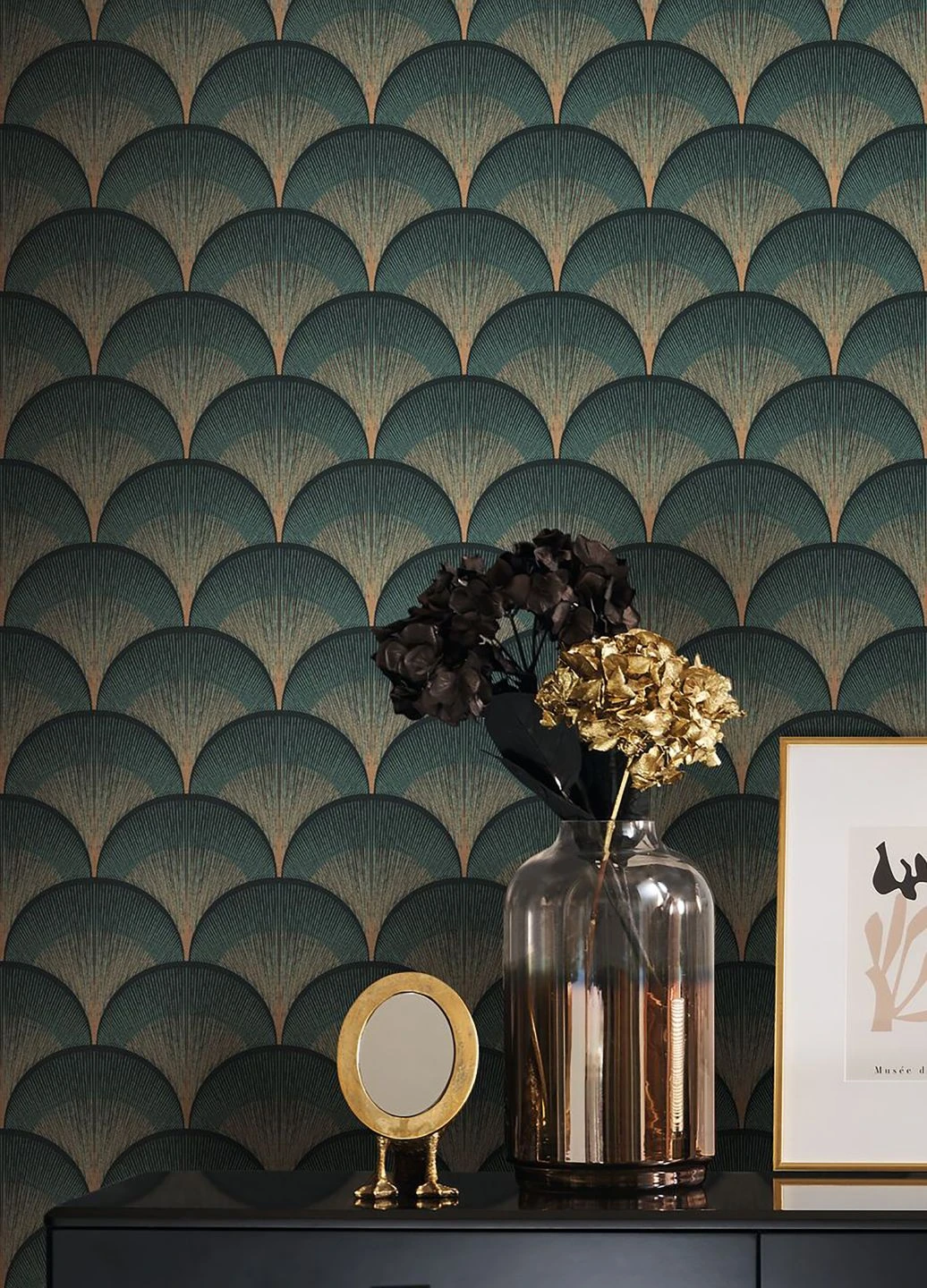 Tapete Imperia Grün Schimmer 1 Tapete Imperia Grün Schimmer