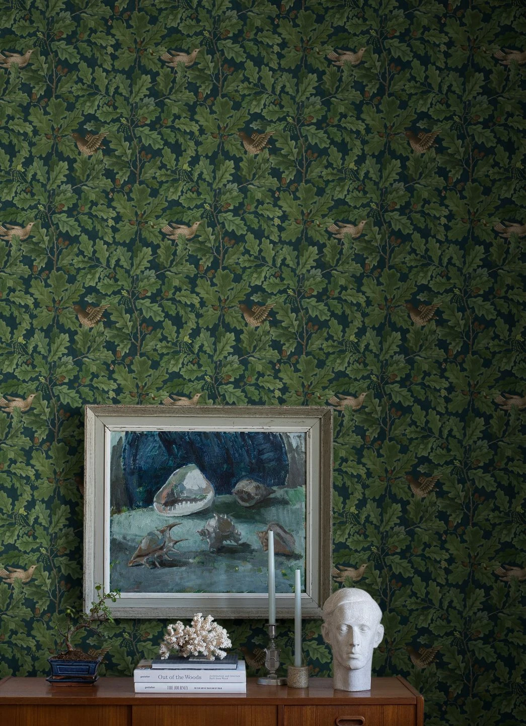 Tapete In The Oak Blaugrün 4 Tapete In The Oak Blaugrün – Bild 4