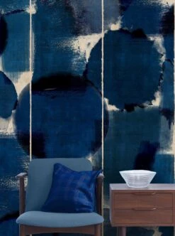 Wandbild Indigo Marvel Blau