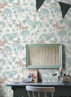 Tapete Ipanema Grünblau -Tapetengeschäft Ipanema B 451802 2880x1440