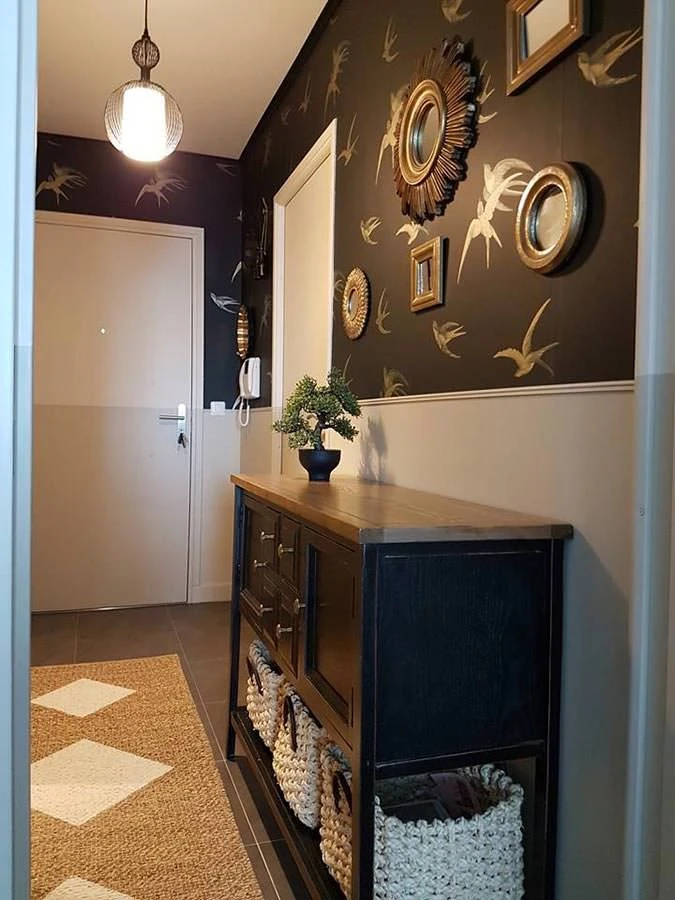 Tapete Izanami Schwarzgrau 2 Tapete Izanami Schwarzgrau – Bild 2