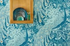 Tapete Izanuela Grünblau