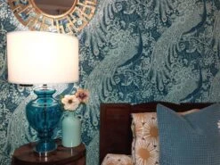 Tapete Izanuela Grünblau -Tapetengeschäft Izanuela L 821503 2880x1440