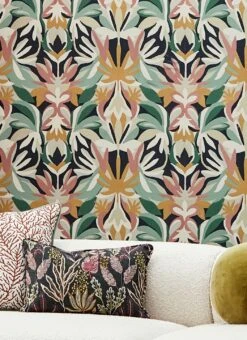 Tapete Jalis Grüntöne