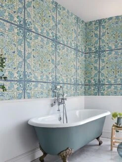 Tapete Jella Blautöne -Tapetengeschäft Jella B 462741 2880x1440